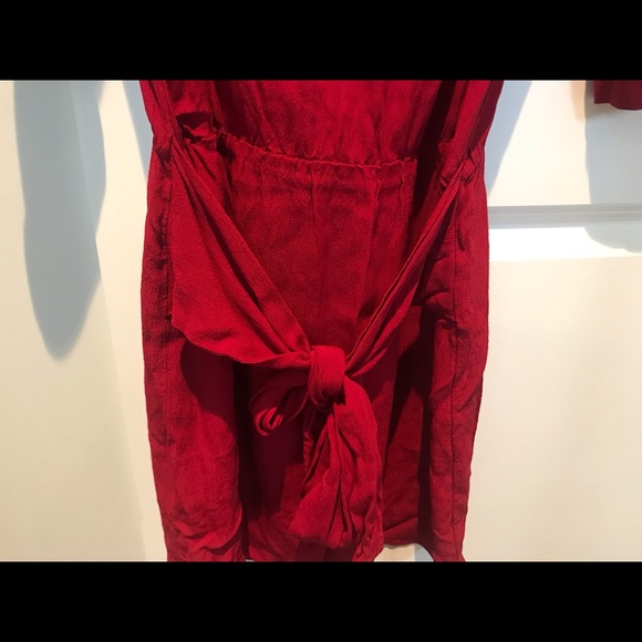 Promod Red 3/4 sleeved dress - Picture 3 of 6